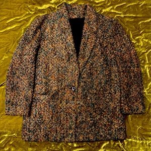 Vintage Woman’s multicolor blazer size 14. Great condition